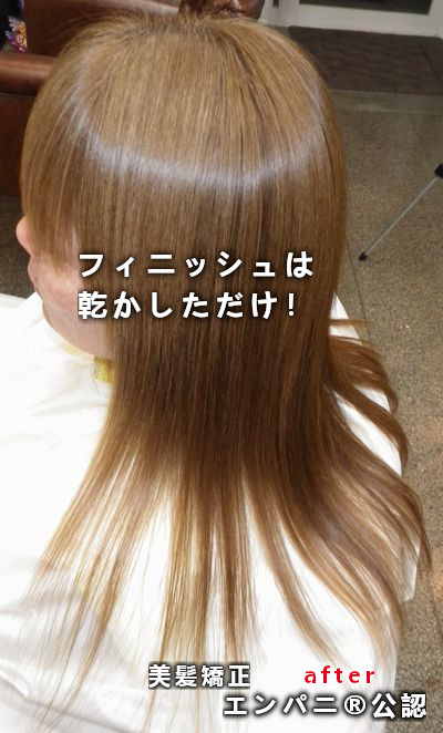 東京美髪研究所承認｜新宿区トリートメント不要美髪矯正