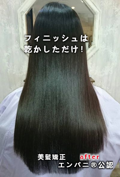東京美髪研究所承認品川区トリートメント不要美髪矯正
